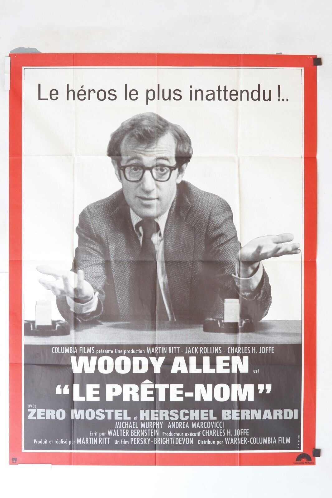 LE PRÊTE-NOM MOVIE POSTER ORIGINAL 120x160 WOODY ALLEN