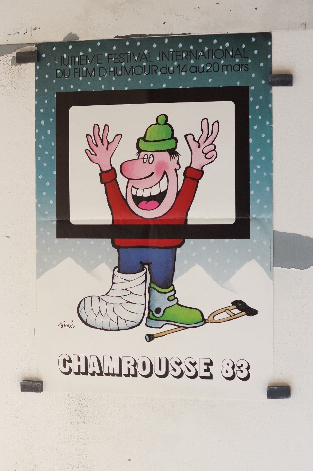 CHAMROUSSE 83, MOVIE POSTER ORIGINAL (40X60) 53rd Festival Funny Illustration OF