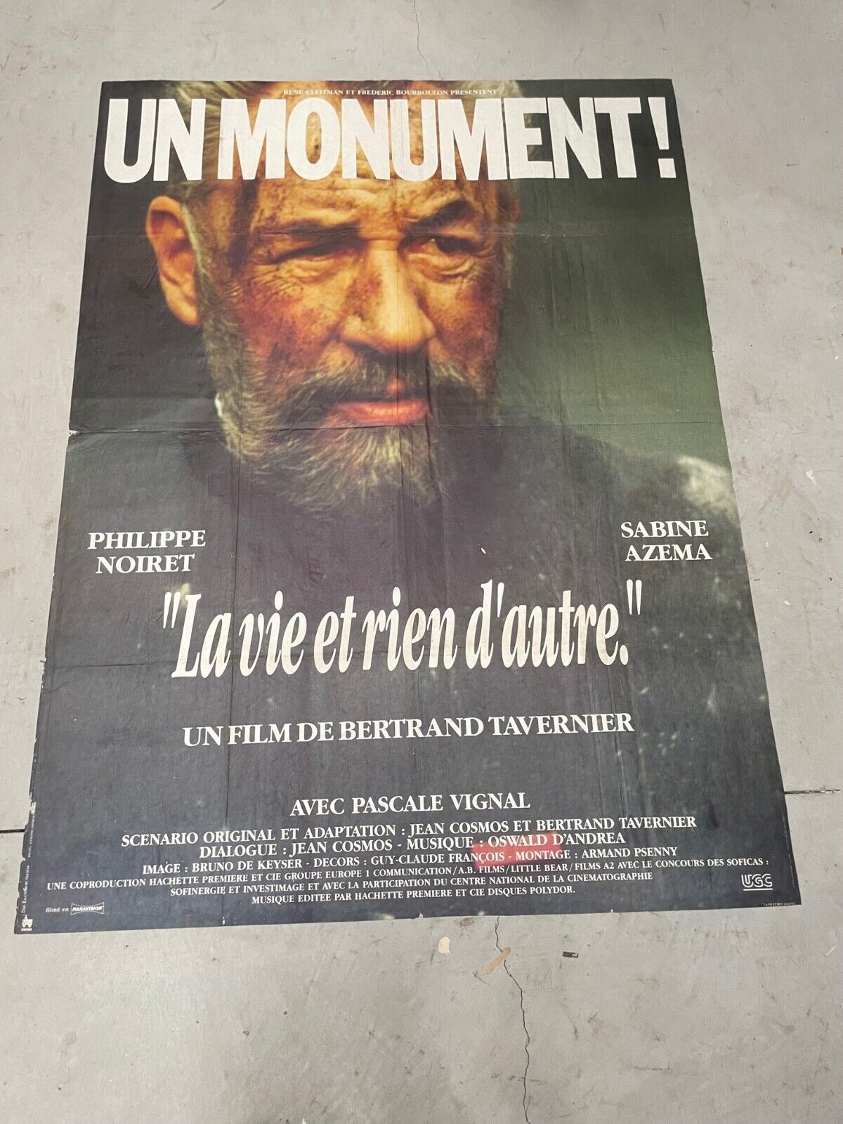 LA VIE ET RIEN D’AUTRE ORIGINAL 120x160 PHILIPPE NOIRET