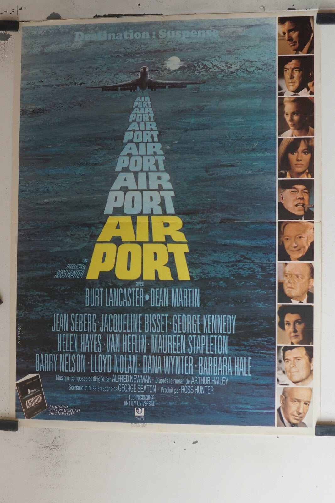 AIR PORT MOVIE POSTER ORIGINAL (60X80) Burt Lancaster , Dean Martin