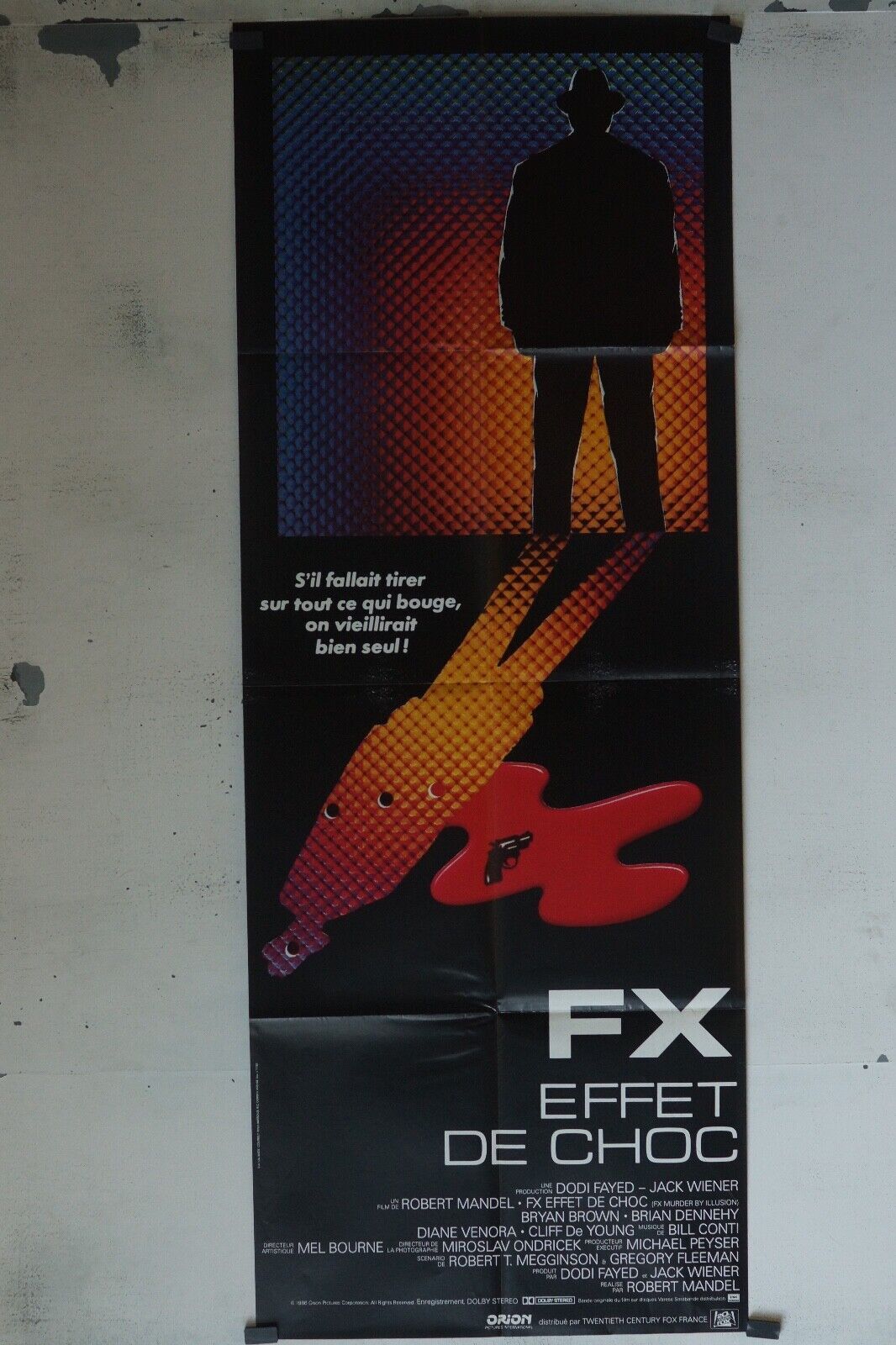 FX EFFET DE CHOC 60x160 ORIGINAL POSTER ROBERT MANDEL