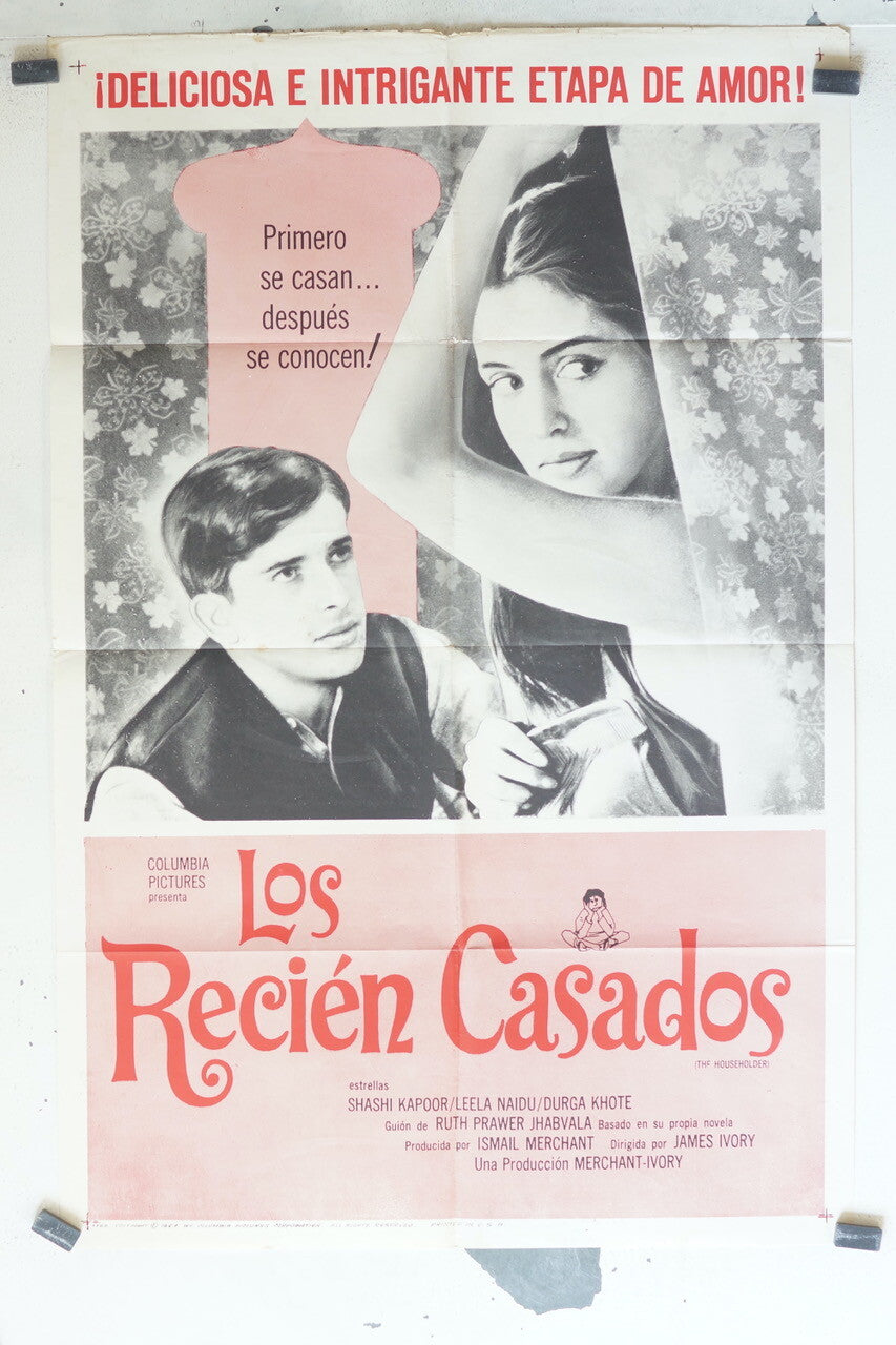 LOS RECIEN CASADOS (THE HOUSEHOLDER) 1963, MOVIE POSTER ORIGINAL IVORY