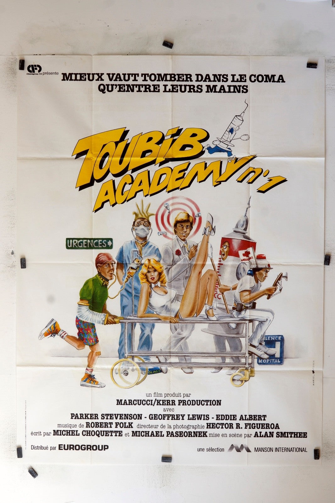 TOUBIB PARKER STEVENSEN 120x160 ORIGINAL MOVIE POSTER