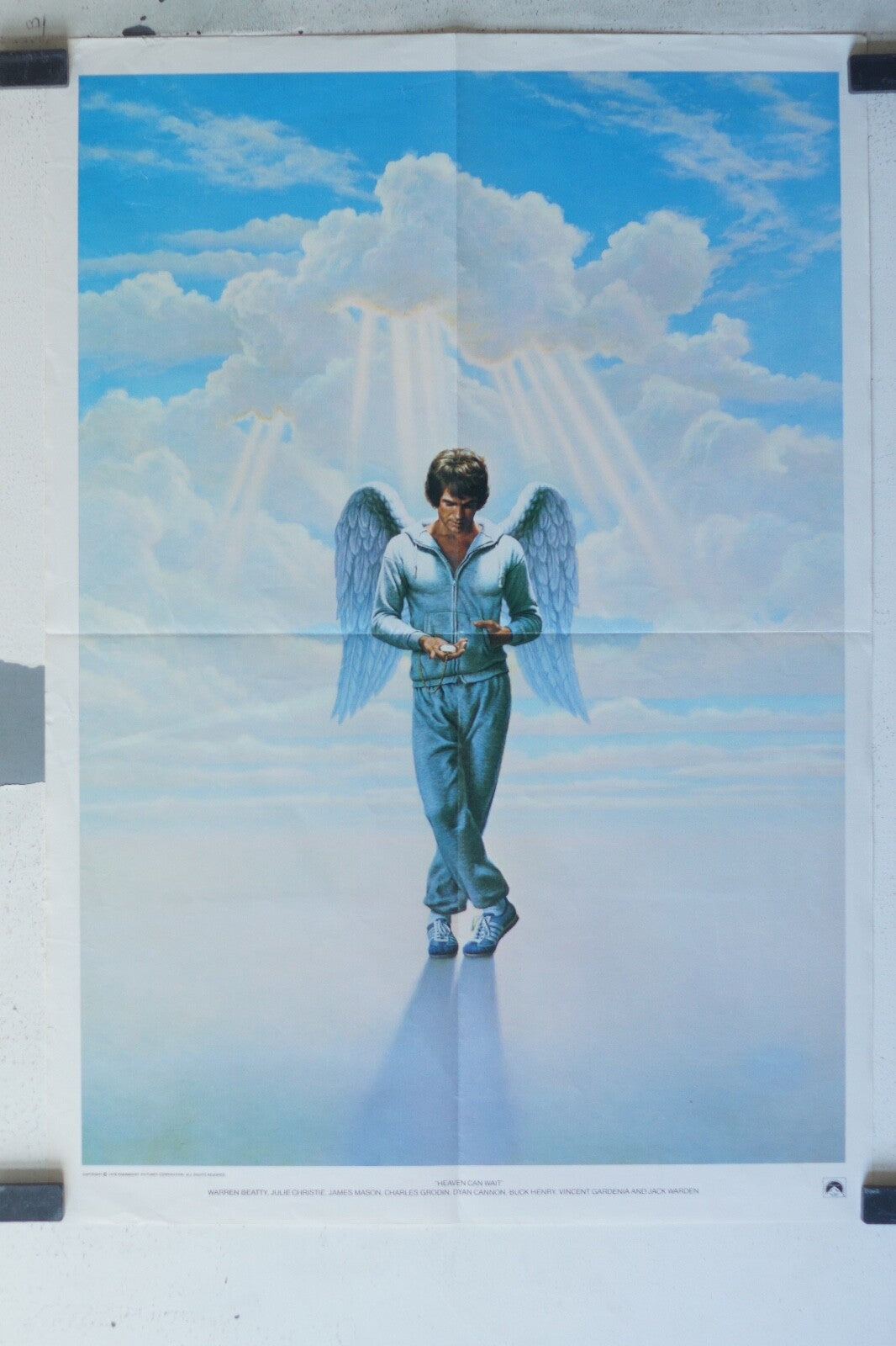 HEAVEN CAN WAIT MOVIE POSTER ORIGINAL 64x45 Julie Christie , James Mason
