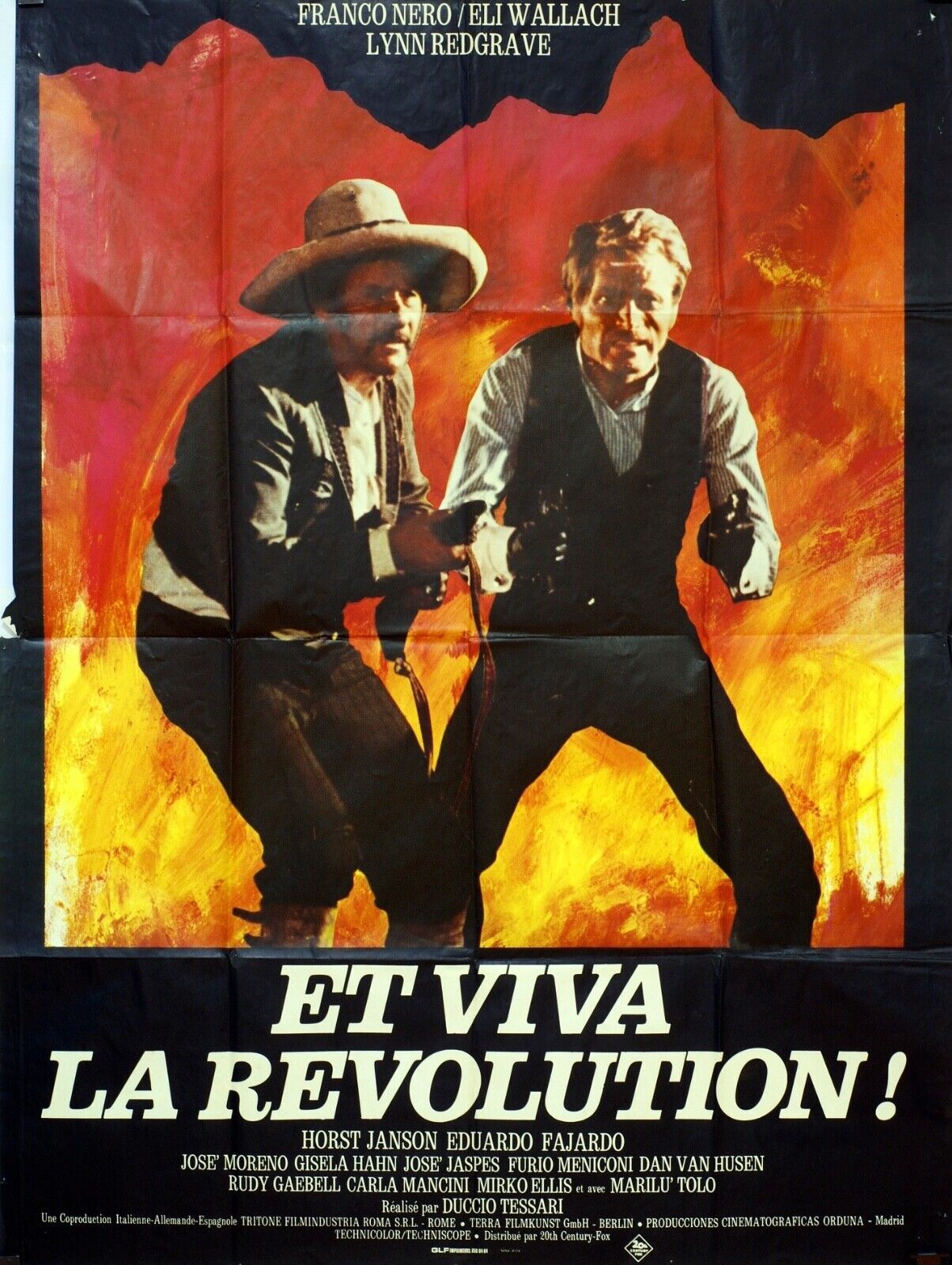 ET VIVA LA RÉVOLUTION MOVIE POSTTER ORIGINAL 120x160 HORST JONSON