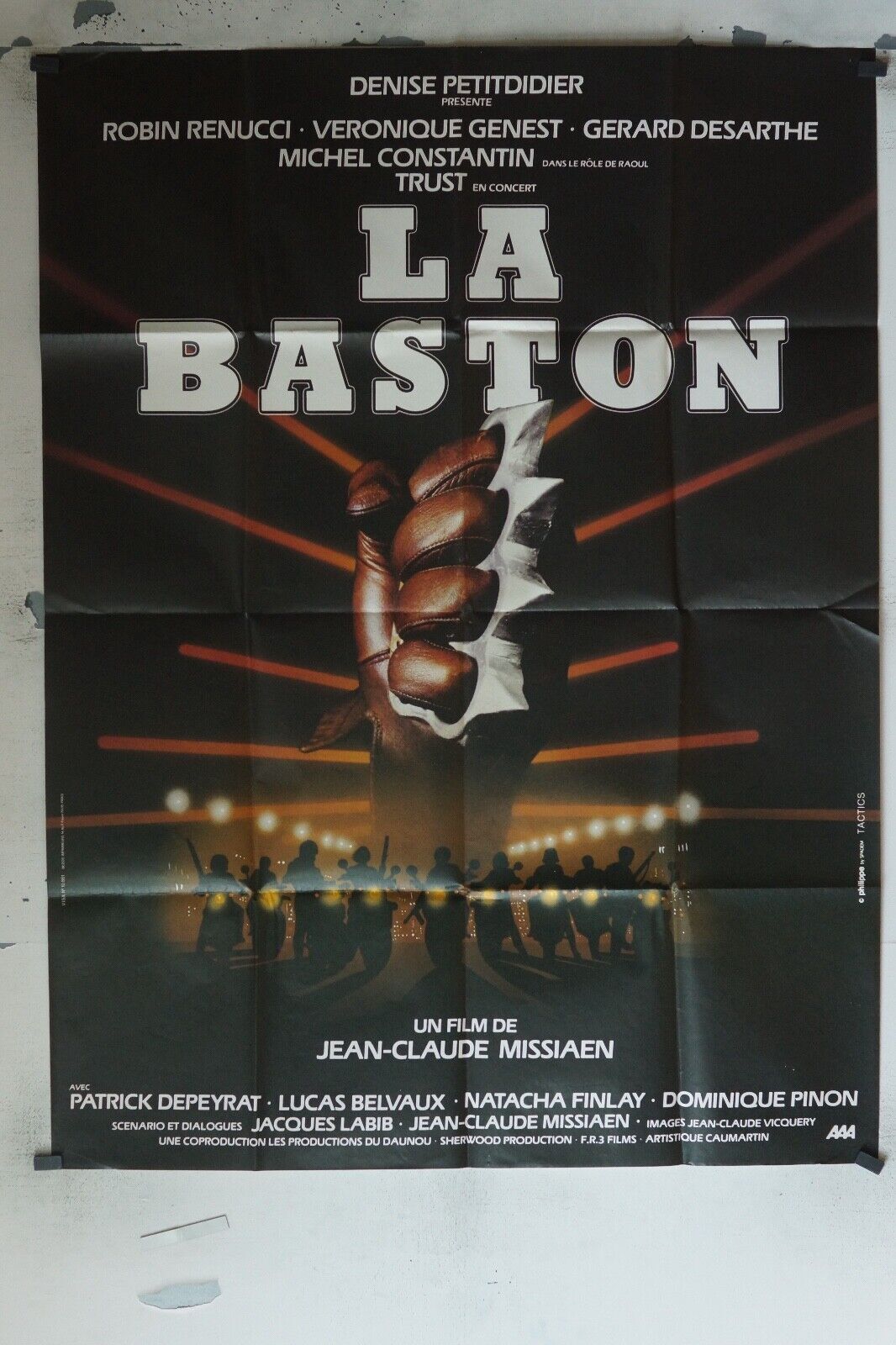 BASTON ORIGINAL MOVIE POSTER 120X160 ROBIN RENUCCI