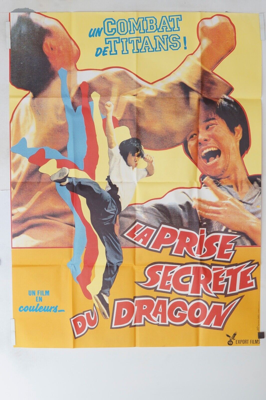 LA PRISE SECRÈTE DU DRAGON ORIGINAL MOVIE POSTER 120x160