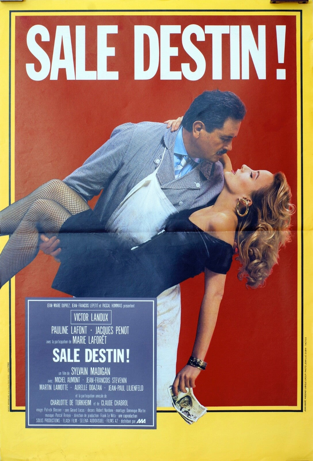 SALE DESTIN (French Version), VICTOR LANOUX, 40x60 MOVIE POSTER ORIGINAL