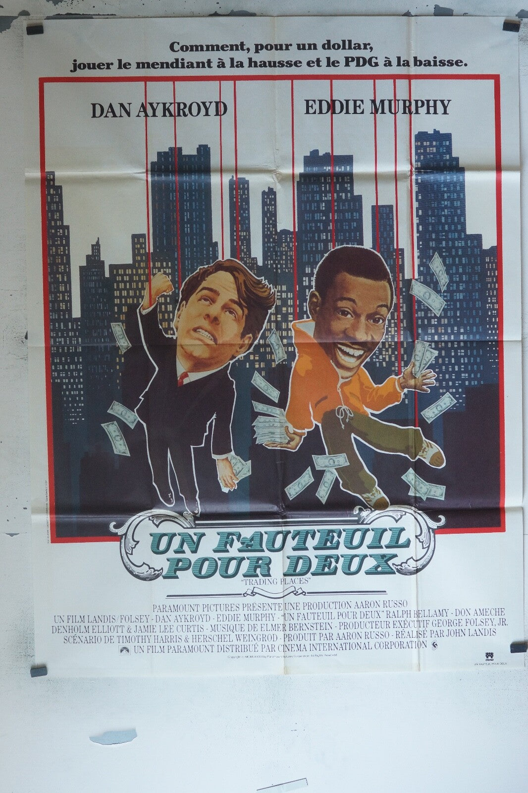 UN FAUTEUIL POUR DEUX POSTER ORIGINAL 120x160 DAN AYKROYD
