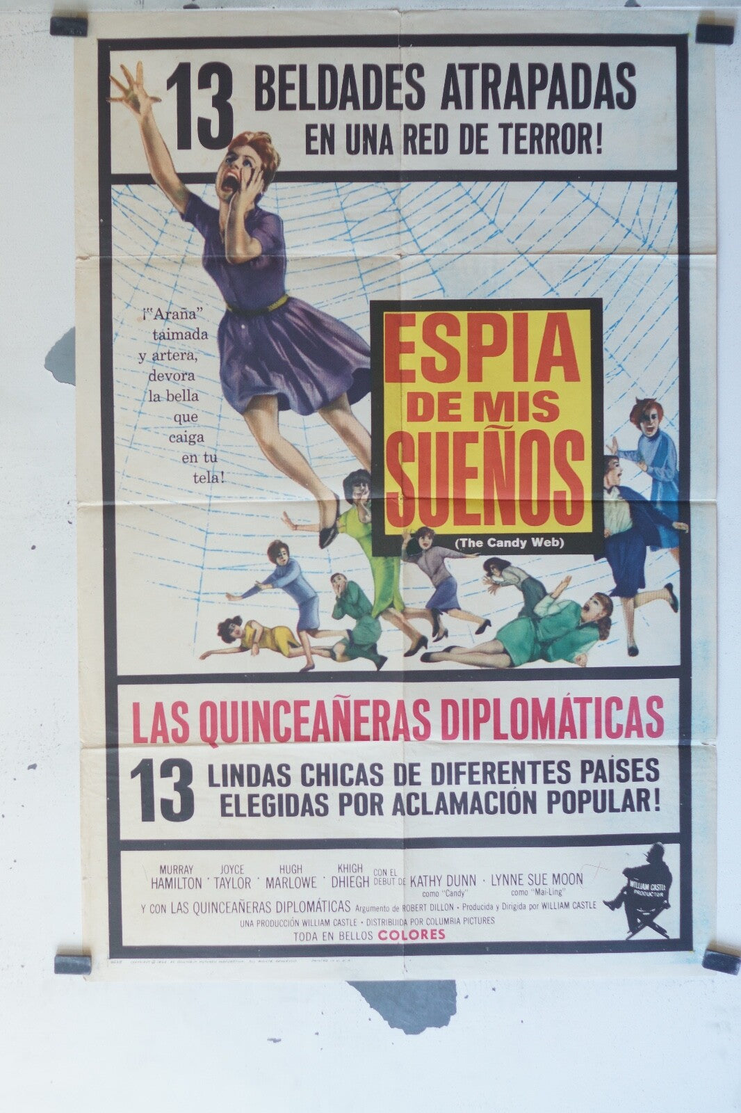 ESPIA DE MIS SUENOS MOVIE POSTER 69x106 Murray Hamilton , Joyce Taylor