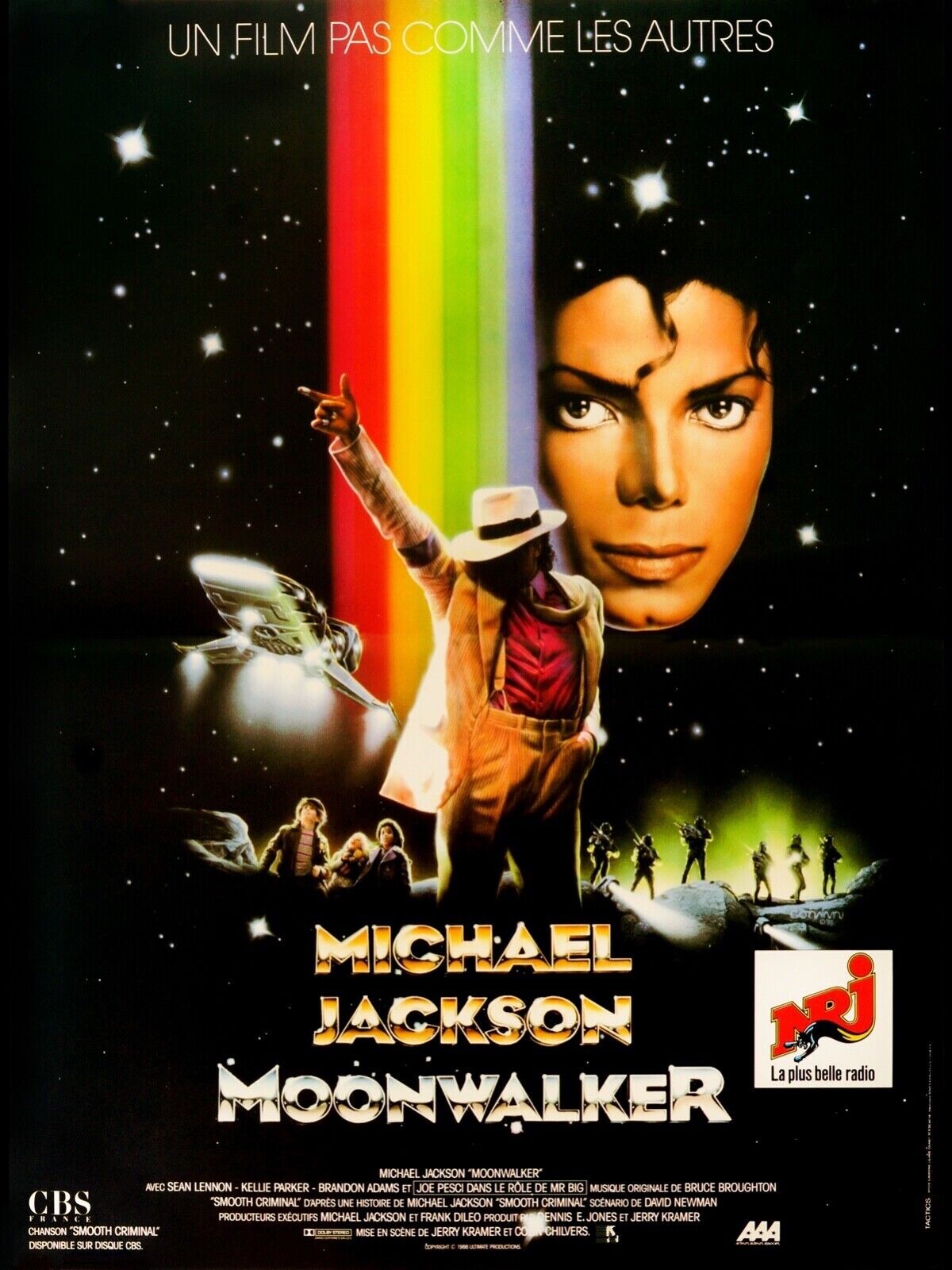 MOONWALKER MICHAEL JACKSON MOVIE POSTER ORIGINAL 120x160