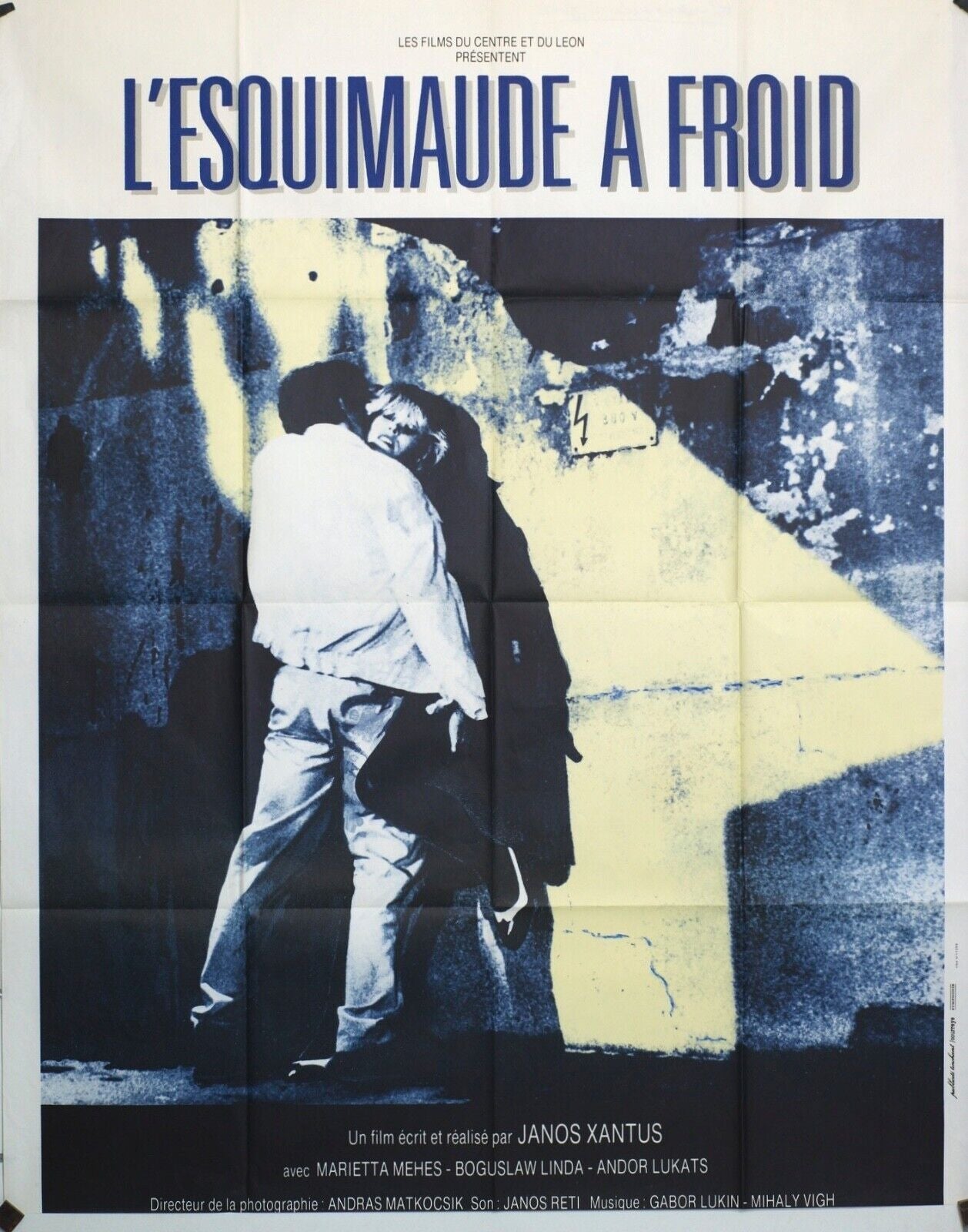 L’ESQUIMAUDE A FROID MOVIE POSTER ORIGINAL 120x160 ISABELLE HUPPERT
