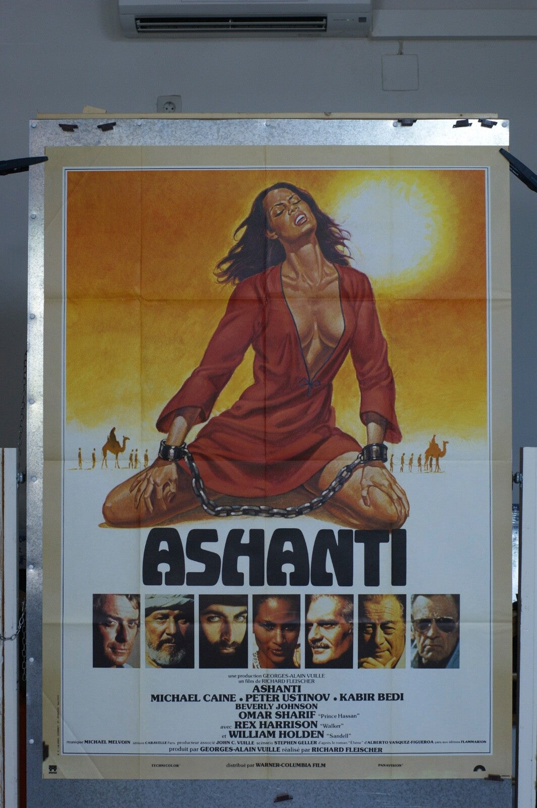 ASHANTI MOVIE POSTER ORIGINAL 120x160 MICHAEL CAINE