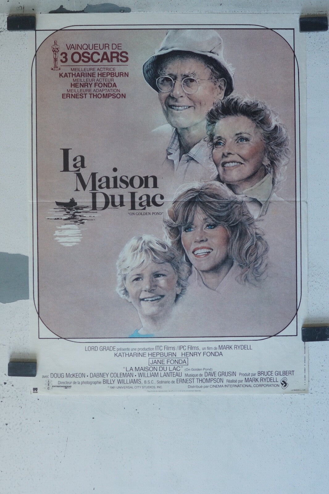 LA MAISON DU LAC POSTER ORIGINAL (40X60) KATHARINE HEPBURNE