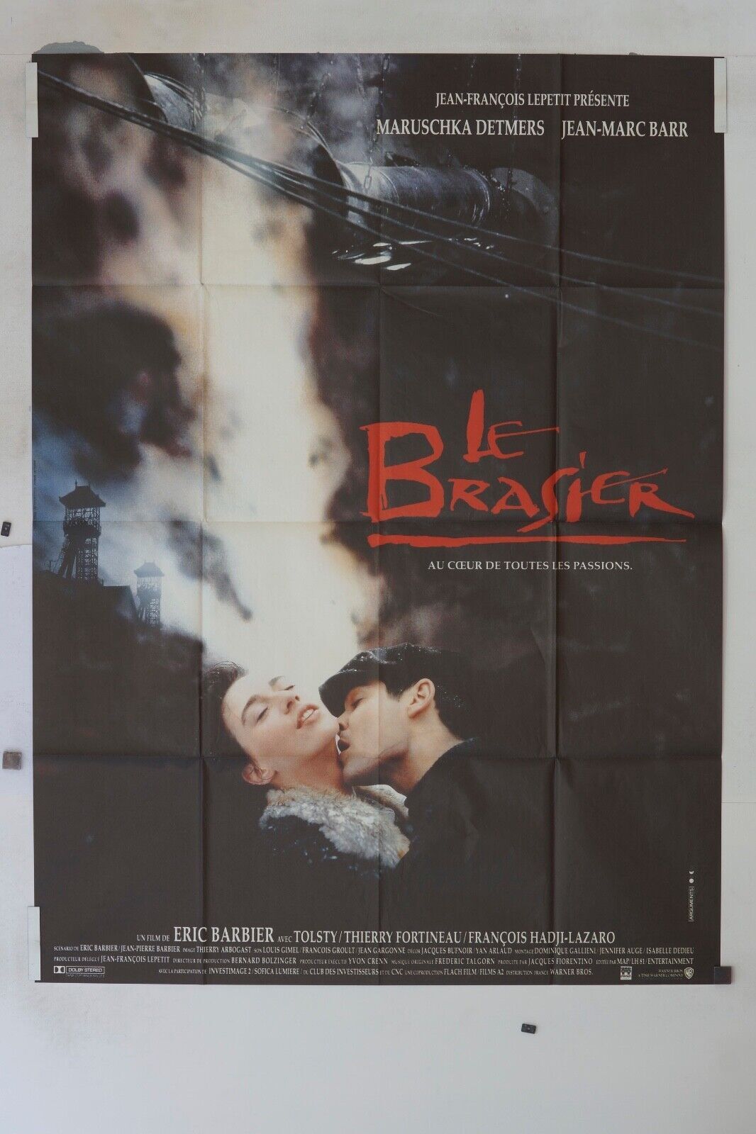 LE BRASIER MOVIE POSTER ORIGINAL 120x160 MARUSCHKA DETMERS