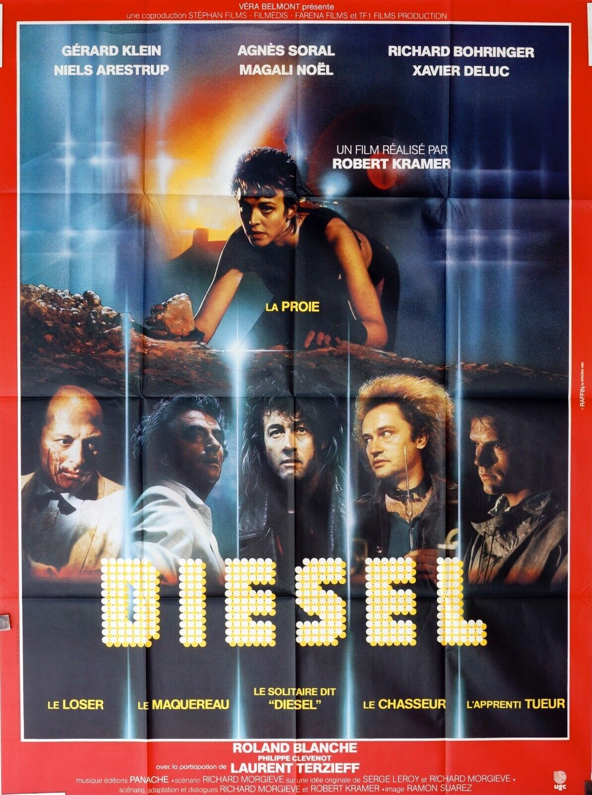 DIESEL 120X160 MOVIE POSTER ORIGINAL GÉRARD KLEIN