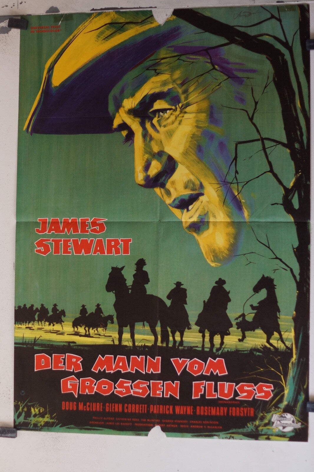 DER MANN VOM GROSSEN FUSS MOVIE POSTER ORIGINAL(60X80) DOUG MC CLURE – GLENN