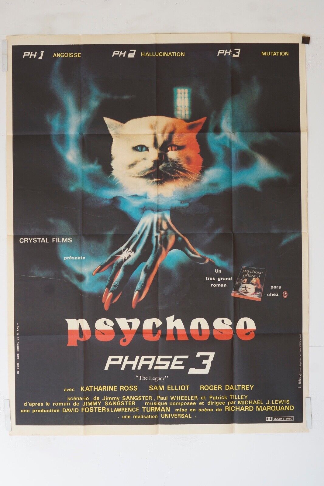 PSYCHOSE PHASE 3 MOVIE POSTER ORIGINAL (120X160) KATHARINA ROSS