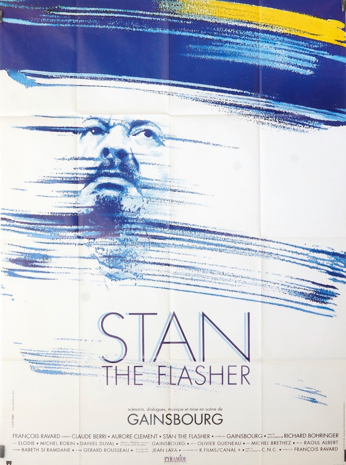 STAN THE FLASHER GAINSBOURG movie poster ORIGINAL 120x160