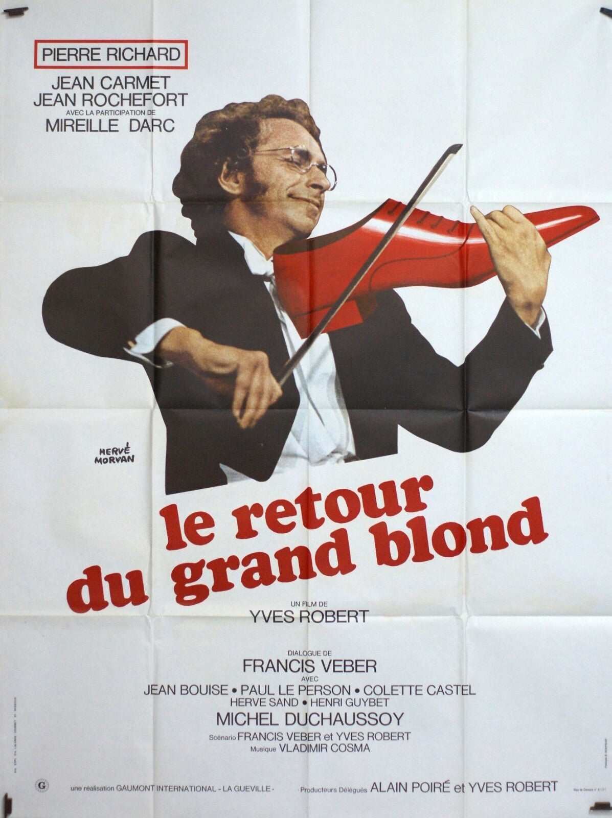 LE RETOUR DU GRAND BLOND MOVIE POSTER ORIGINAL 120x160 MICHAEL CAINE