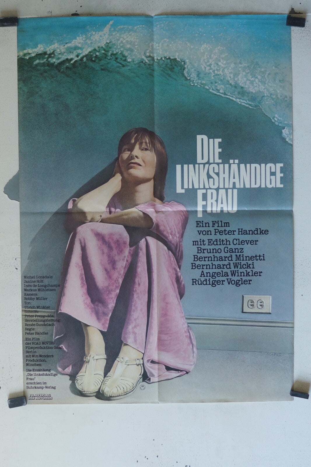 DIE LINKSHANDIGE FRAU MOVIE POSTER ORIGINAL (60X80) Bruno Ganz ,