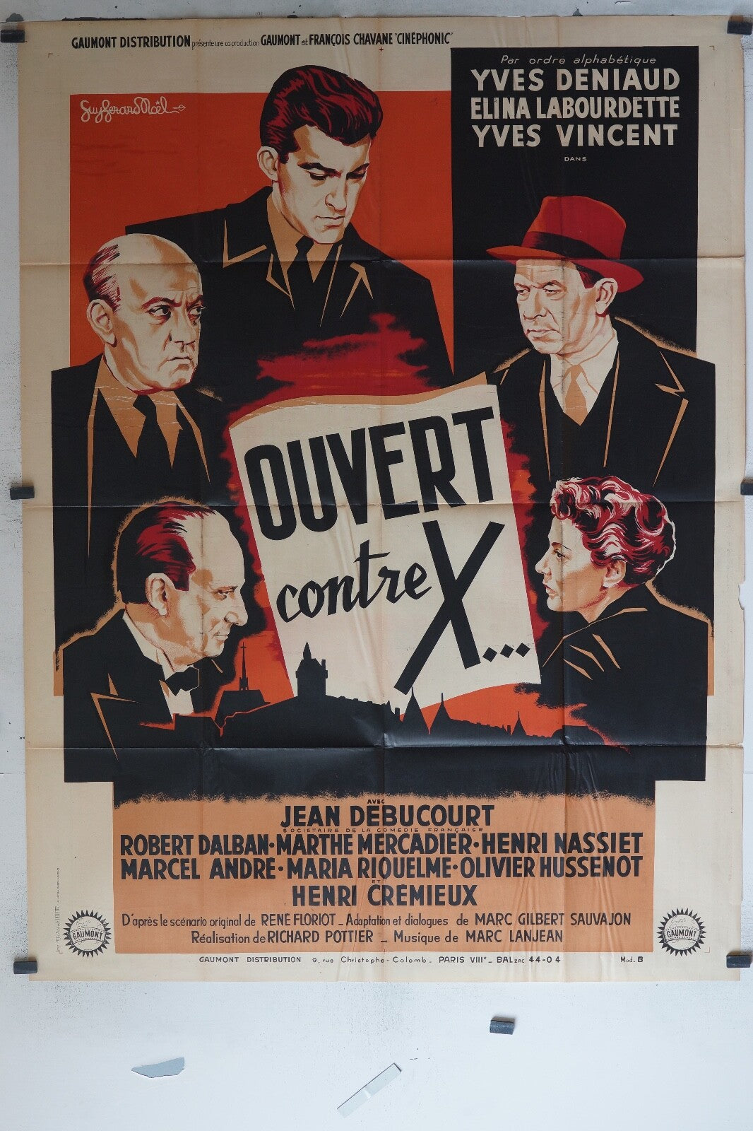 OUVERT CONTRE X ORIGINAL 120x160