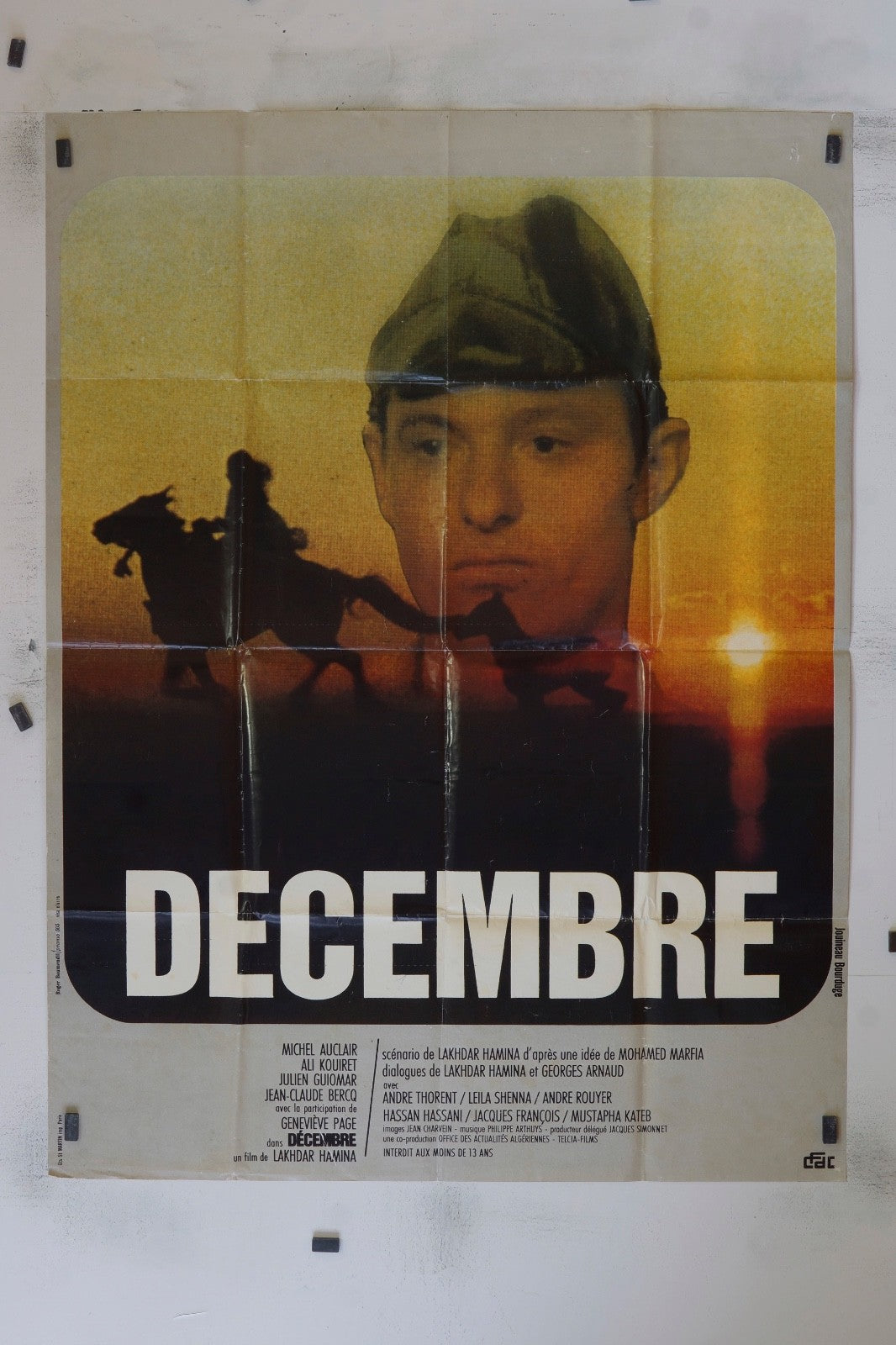 DECEMBRE MICHEL AUCLAIR POSTER ORIGINAL 120x160