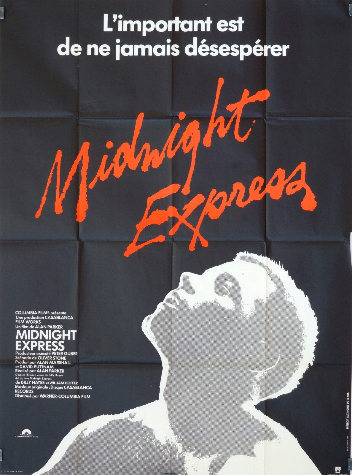 MIDNIGHT EXPRESS MOVIE POSTER ORIGINAL 120x160