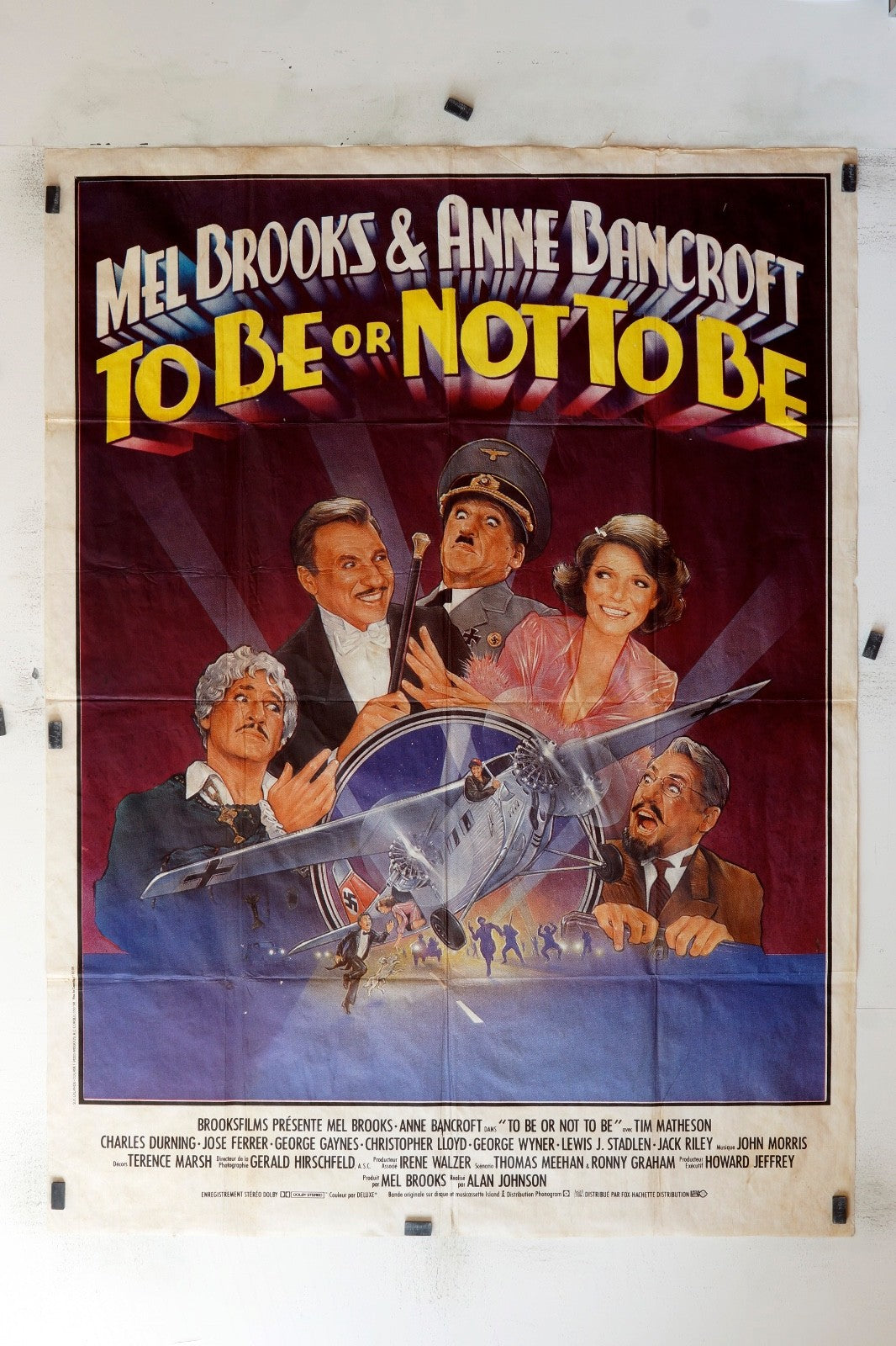 TO BE OR NOT TO BE MEL BROOKS MOVIE POSTER ORIGINAL (120x160)