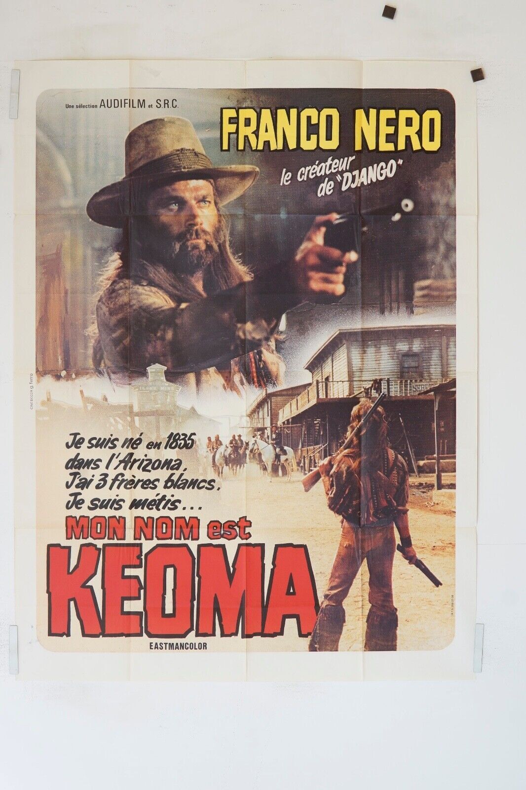 MON NOM EST KEOMA MOVIE POSTER ORIGINAL (120X160) FRANCO NERO
