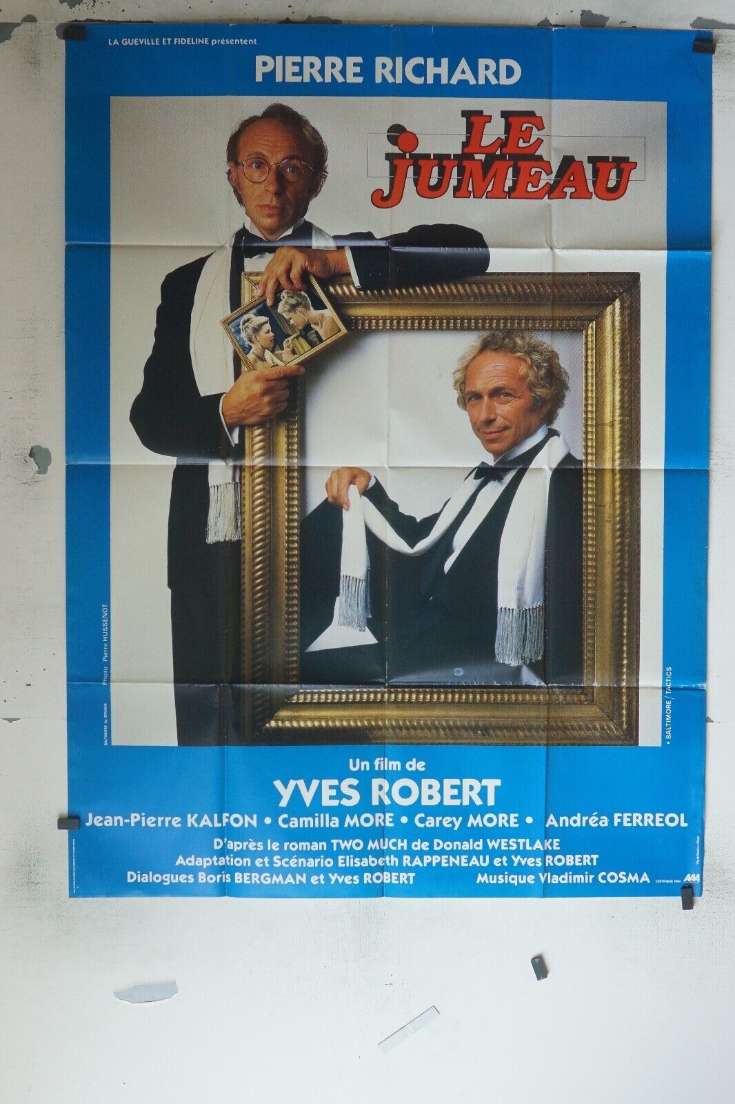 LE JUMEAU MOVIE POSTER ORIGINAL 120x160 PIERRE RICHARD