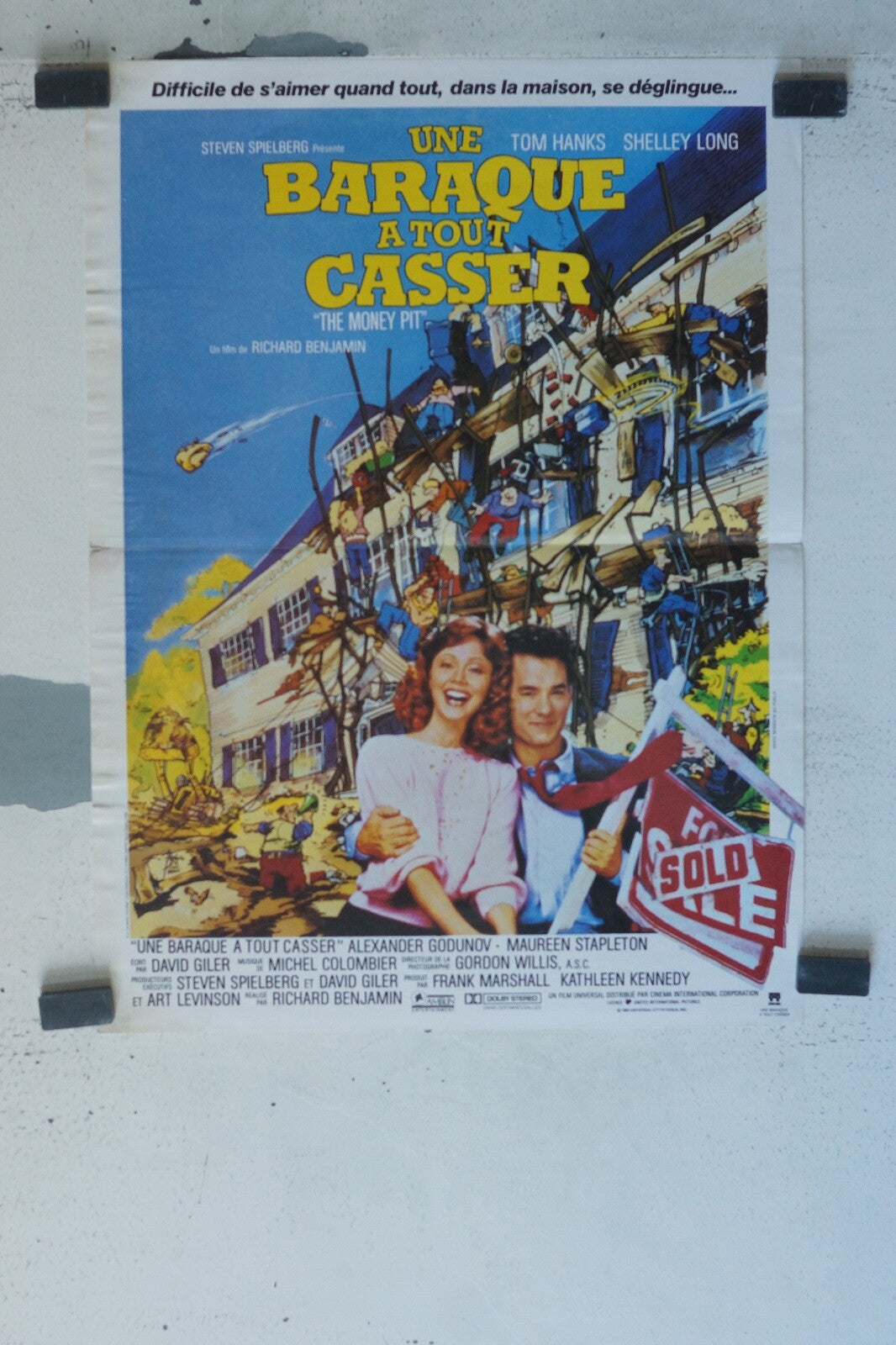 UNE BARAQUE À TOUT CASSER POSTER ORIGINAL (40X60) STEVEN SPIELBERG