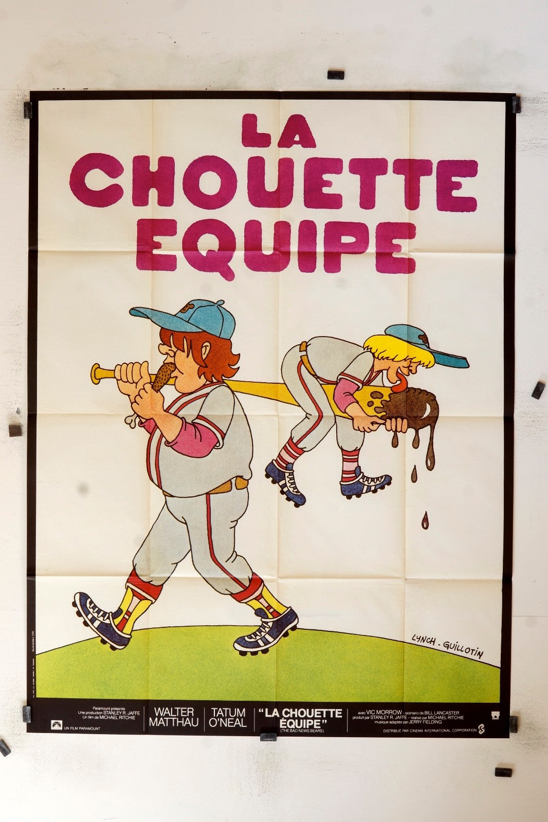 LA CHOUETTE ÉQUIPE CHARLES BRENSON MOVIE POSTER ORIGINAL (120X160)