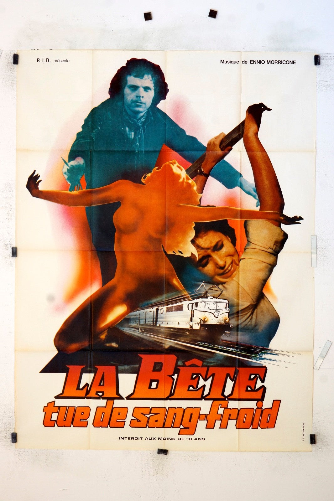 LA BÊTE TUE DE SANG-FROID ALDO BALDO MOVIE POSTER 120x160