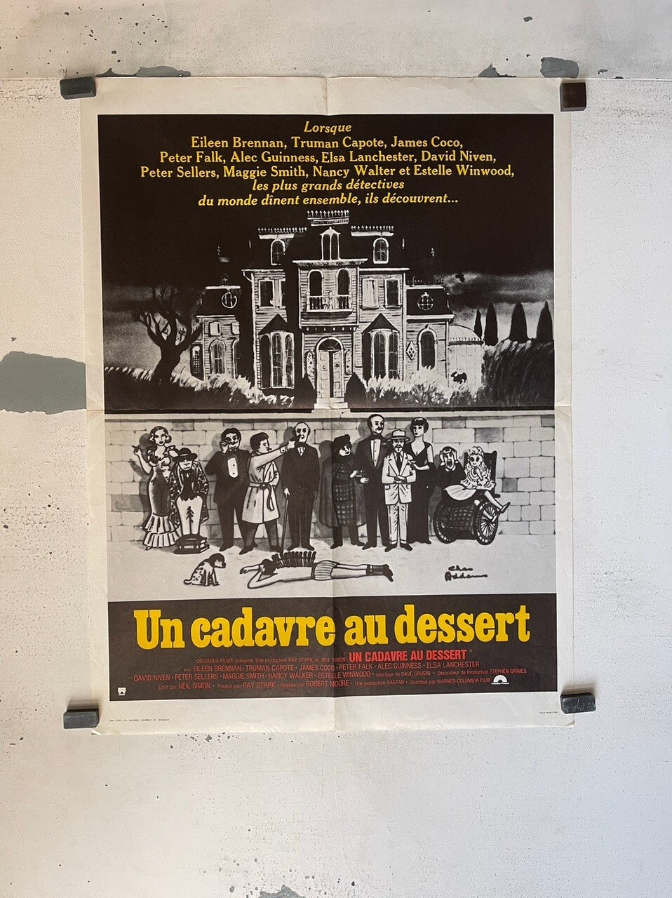UN CADAVRE AU DESERT, MOVIE POSTER ORIGINAL (60X80, EILEEN BRENNAN