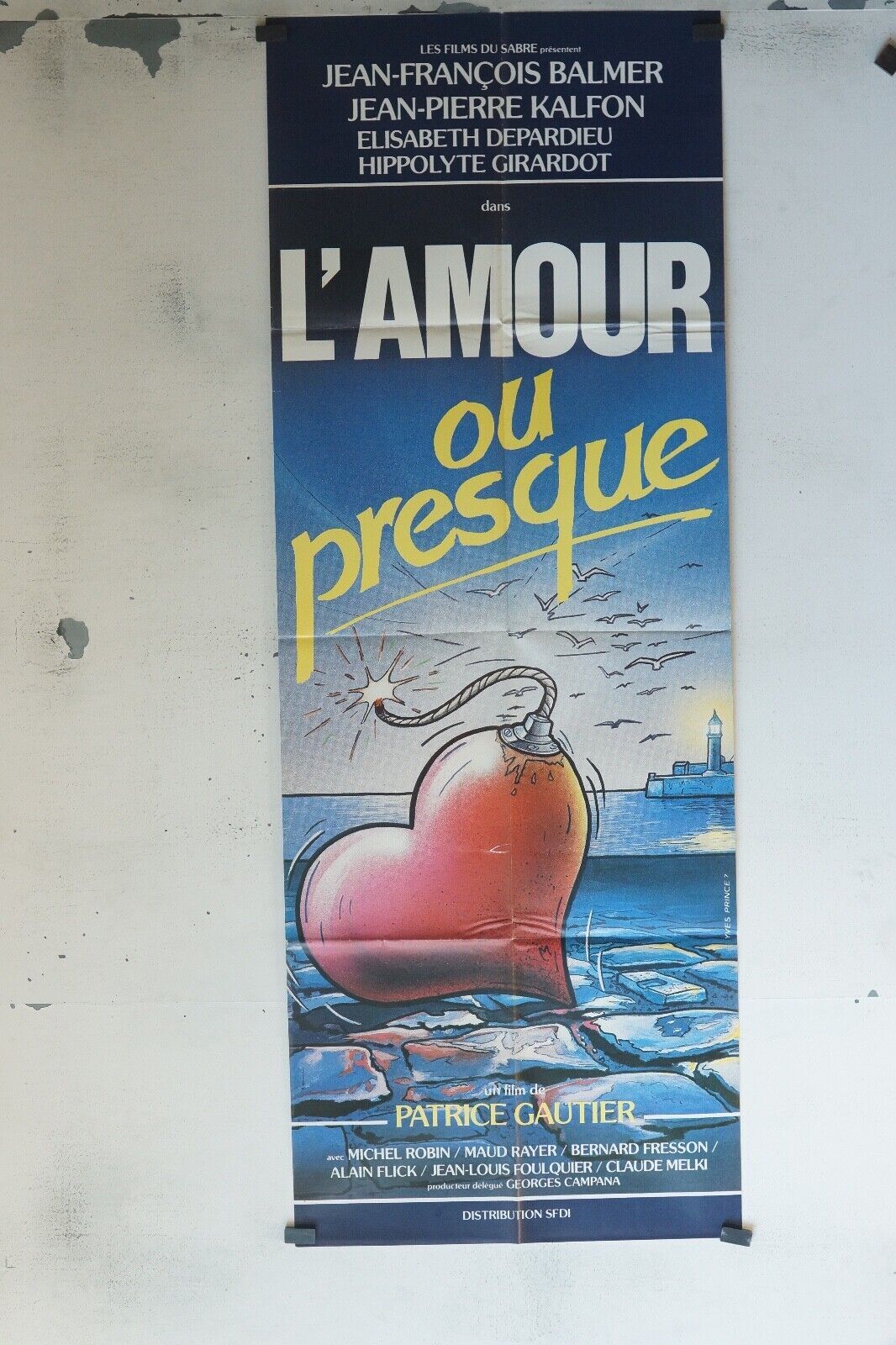 L’AMOUR OU PRESQUE POSTER ORIGINAL 60x160