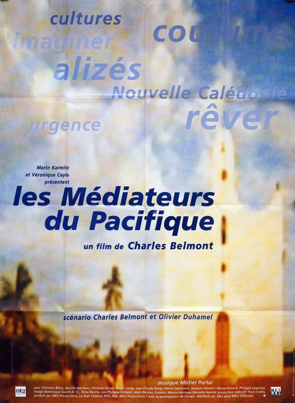 LES MÉDIATEURS DU PACIFIQUE ORIGINAL MOVIE POSTER 120x160 CHARLES BELMONT