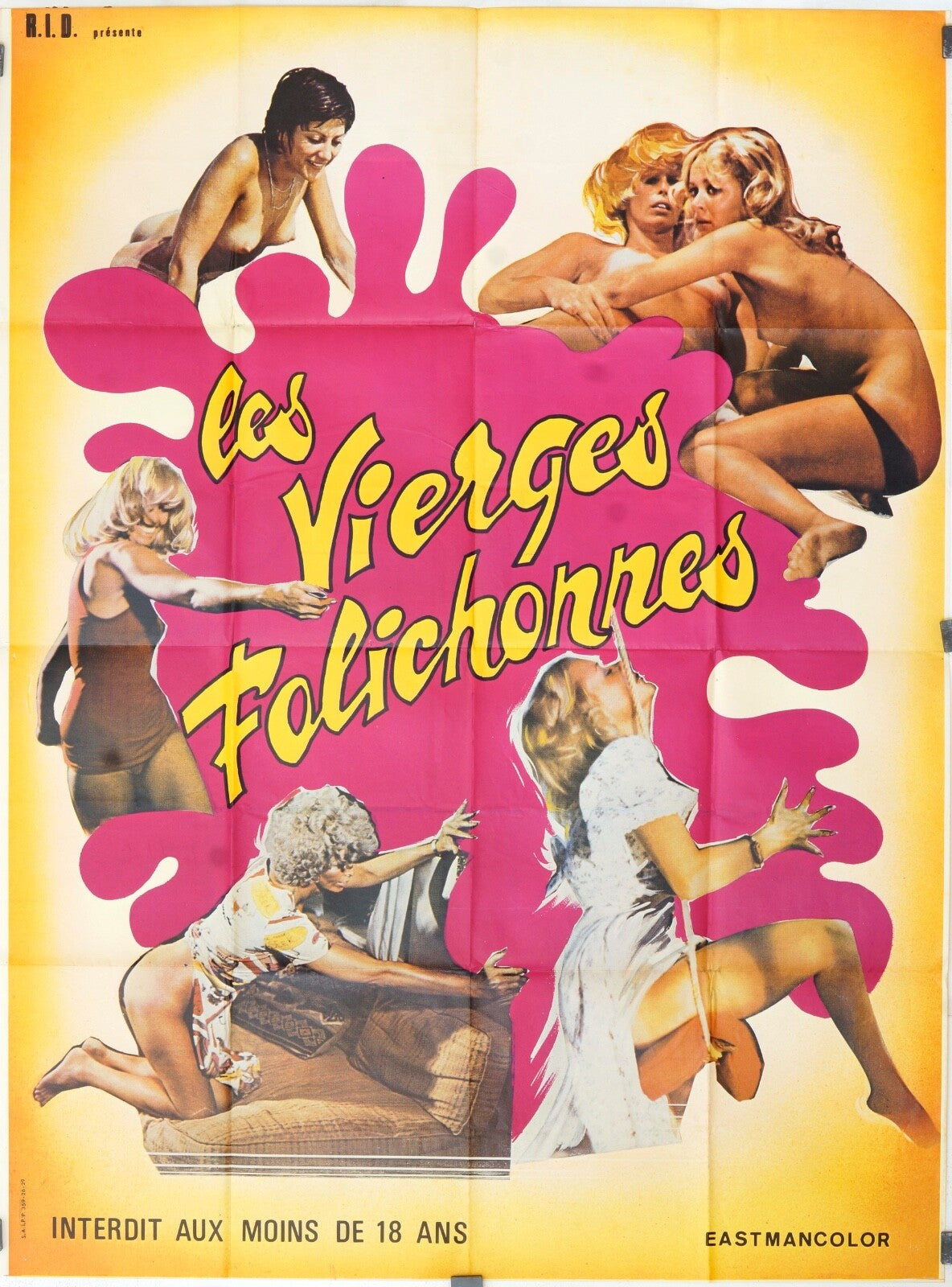 LES VIERGES FOLICHONNES 120X160 MOVIE POSTER ORIGINAL