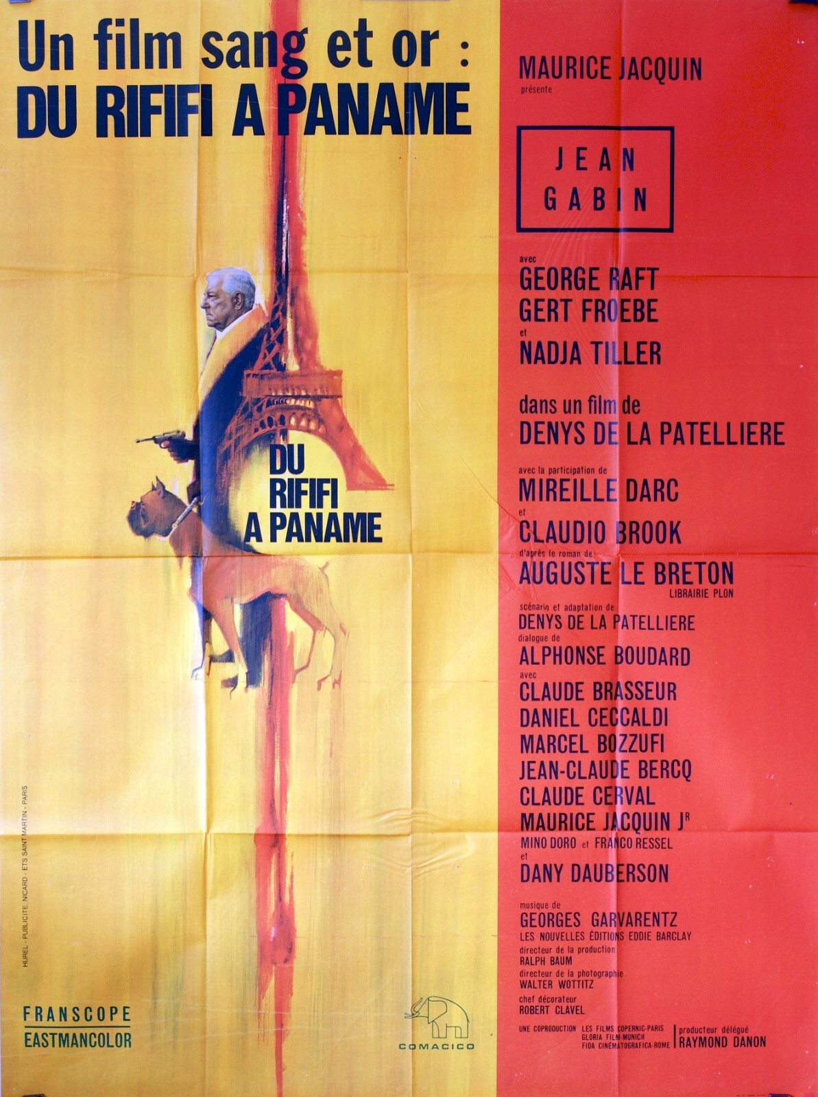 DOMINIQUE POSTER ORIGINAL 120x160 JERRY LEWIS