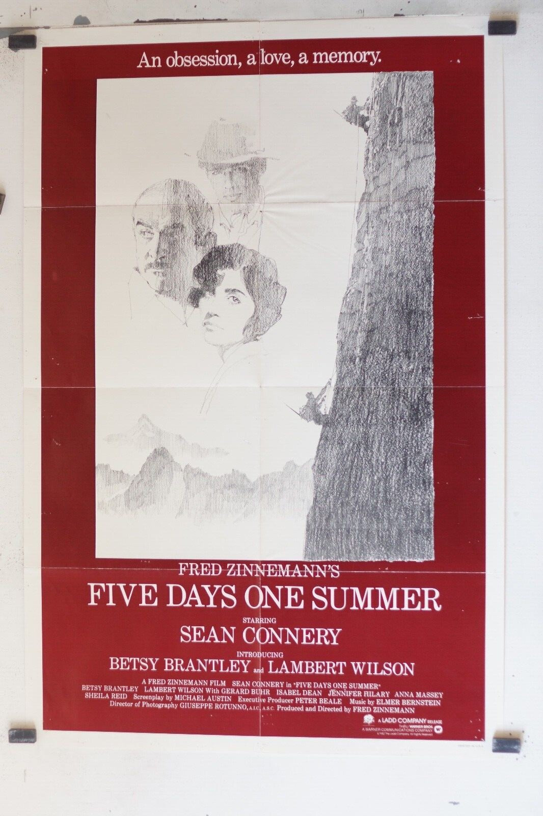 FIVE DAYS ONE SUMMER ORIGINAL 69x103