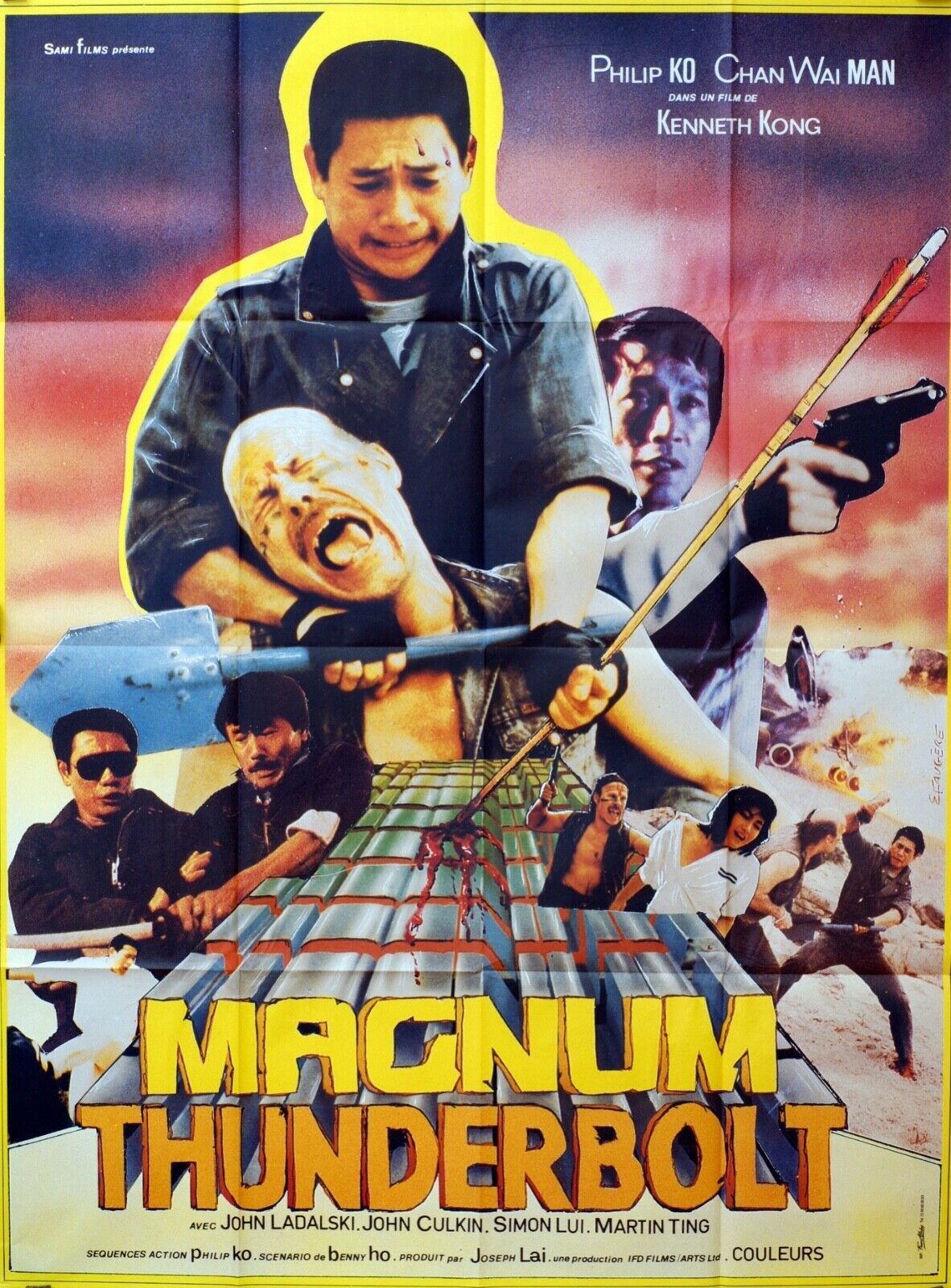 MAGNUM THUNDERBOLT MOVIE POSTER 120x160 PHILIP KO