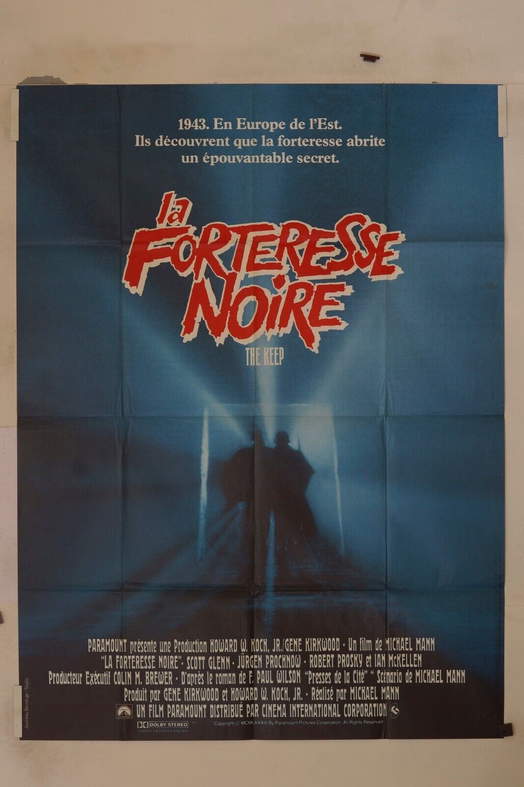 LA FORTERESSE NOIRE MOVIE POSTER ORIGINAL 120x160 SCOTT GLENN