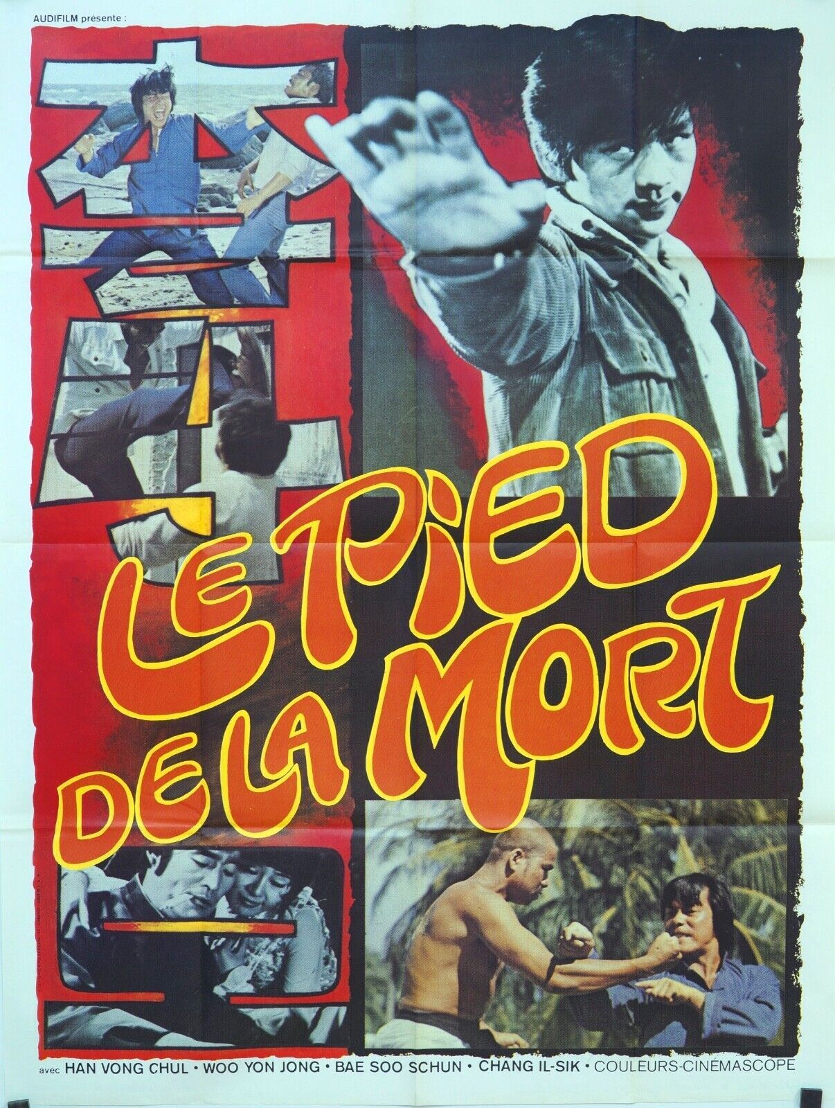 LE PIED DE LA MORT MOVIE POSTER ORIGINAL 120x160
