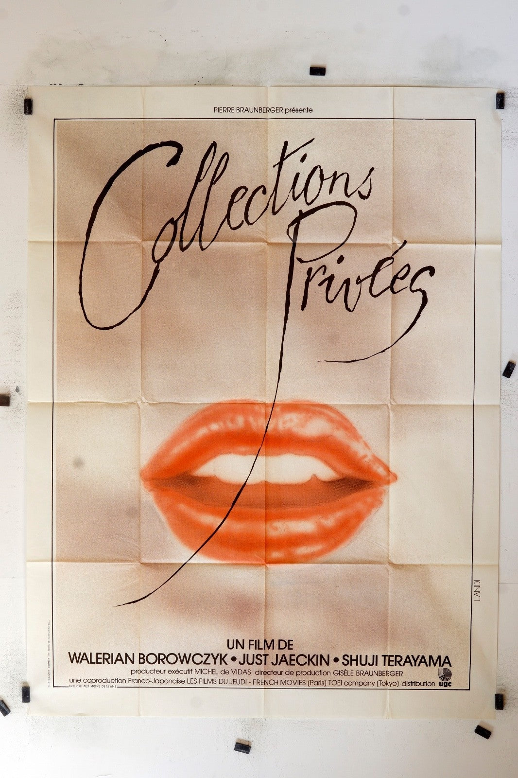 COLLECTION PRIVÉE ROBBY BENSON POSTER ORIGINAL 120x160