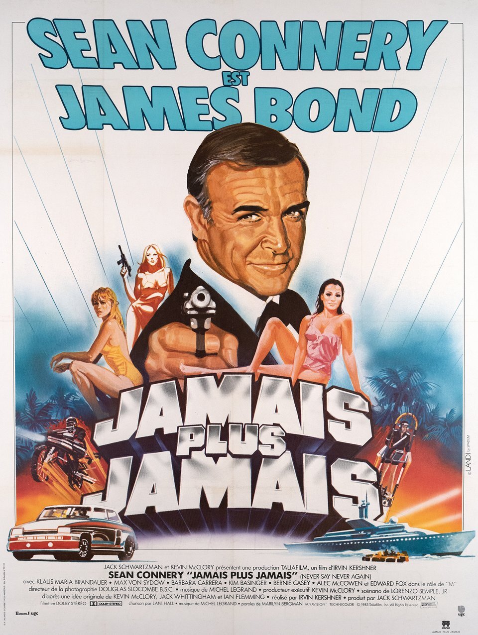 JAMES BOND – JAMAIS PLUS JAMAIS ORIGINAL 120x160