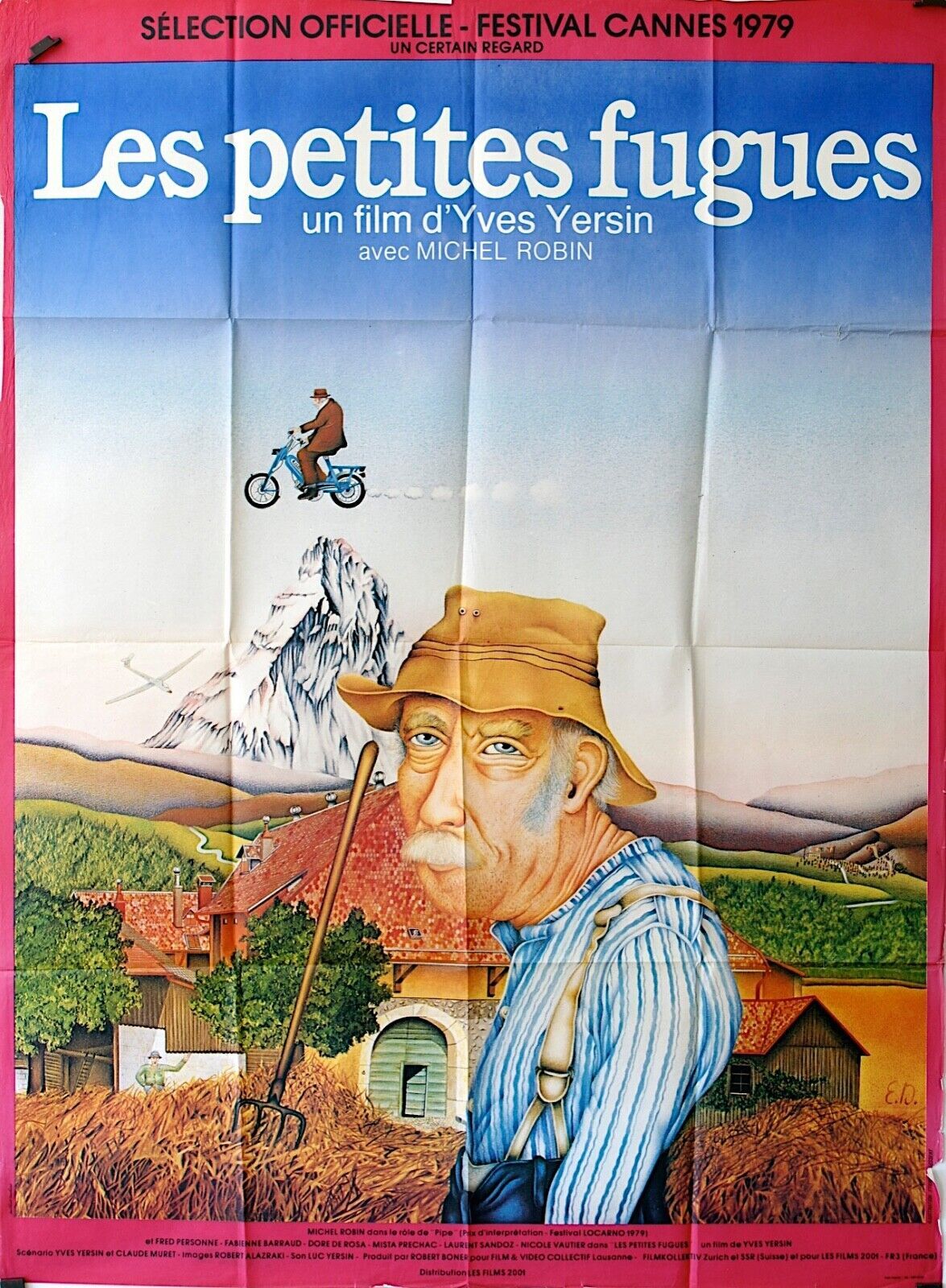 LES PETITES FUGUES POSTER ORIGINAL (120X160) YVES YERSIN