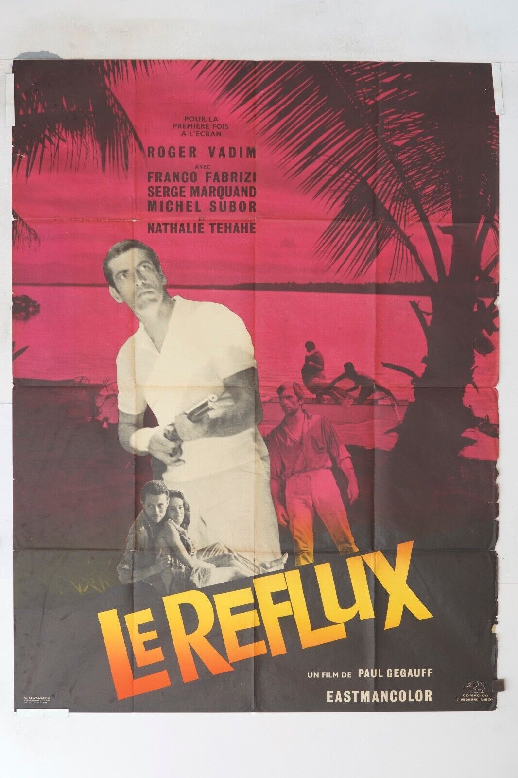 LE REFLUX MOVIE POSTER ORIGINAL (120X160) ROGER VADIM