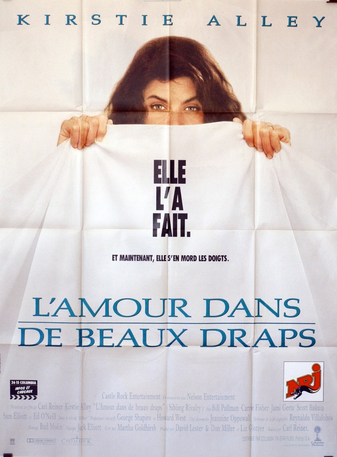 L’AMOUR DANS DE BEAUX DRAPS MOVIE POSTER ORIGINAL (120X160) KRISTIE ALLEY