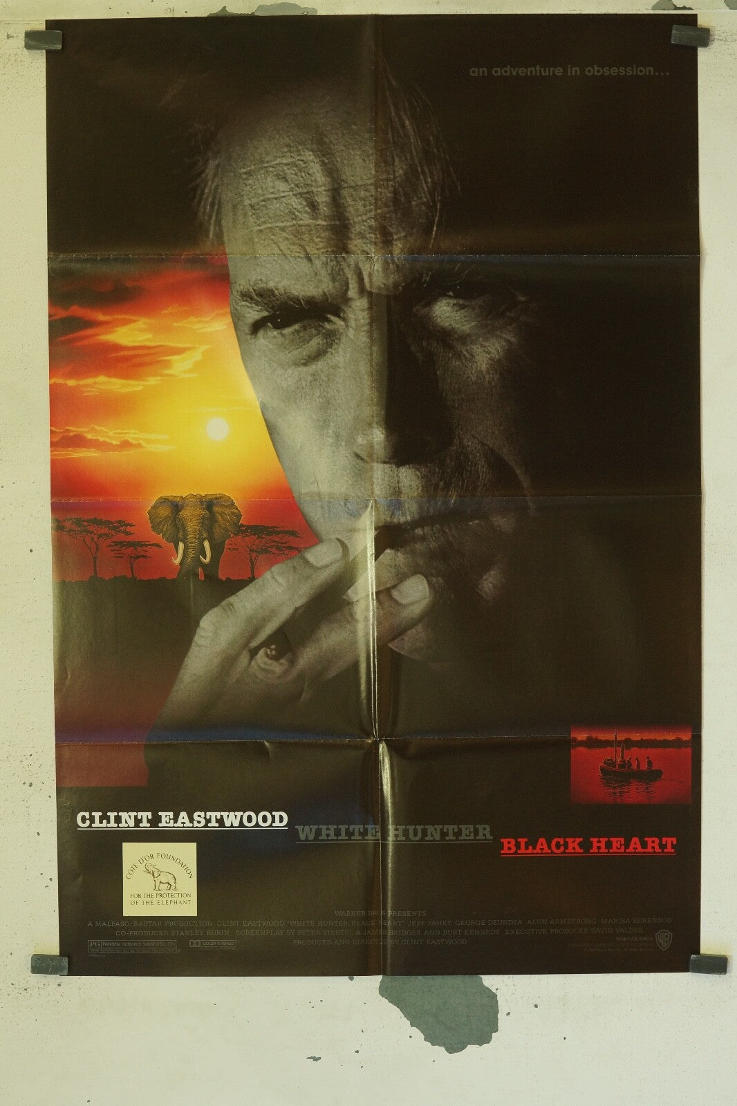 WHITE HUNTER (70X100) ORIGINAL MOVIE POSTER CLINT EASTWOOD