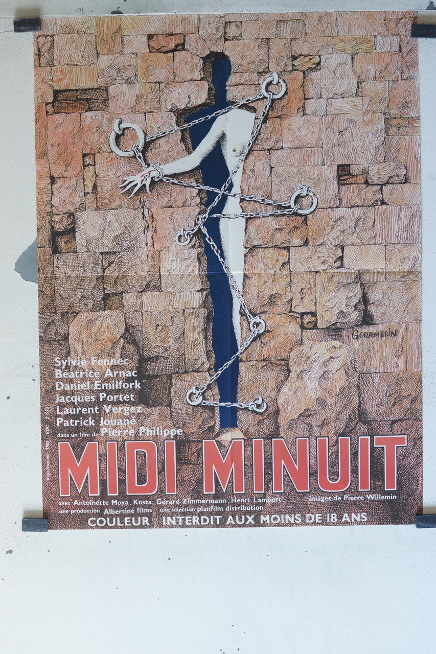MOON AND MIDNIGHT - SADISM MOVIE POSTER ORIGINAL (60X80) Sylvie Fennec